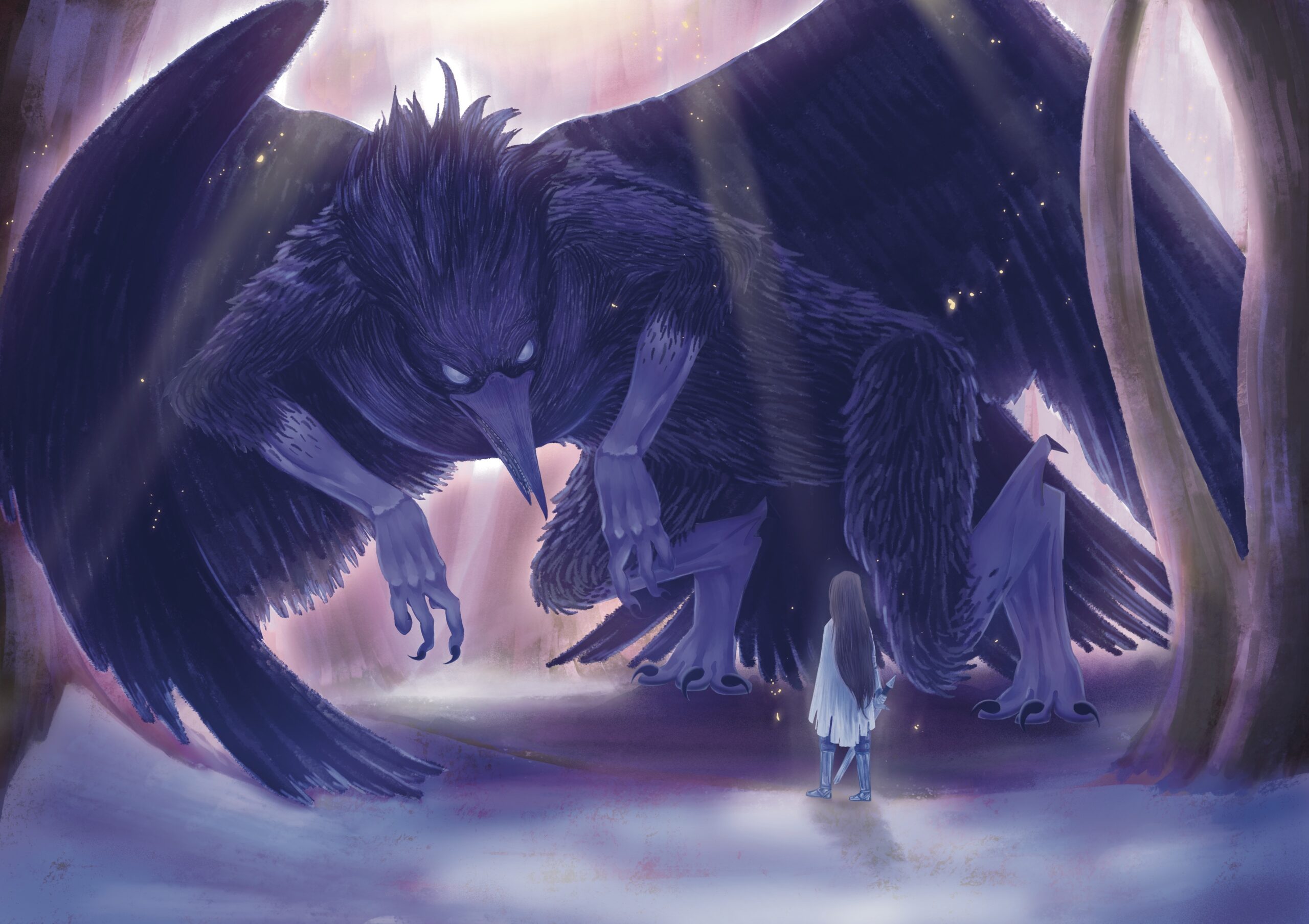 Endpaper Book Illustration-Dark Fantasy