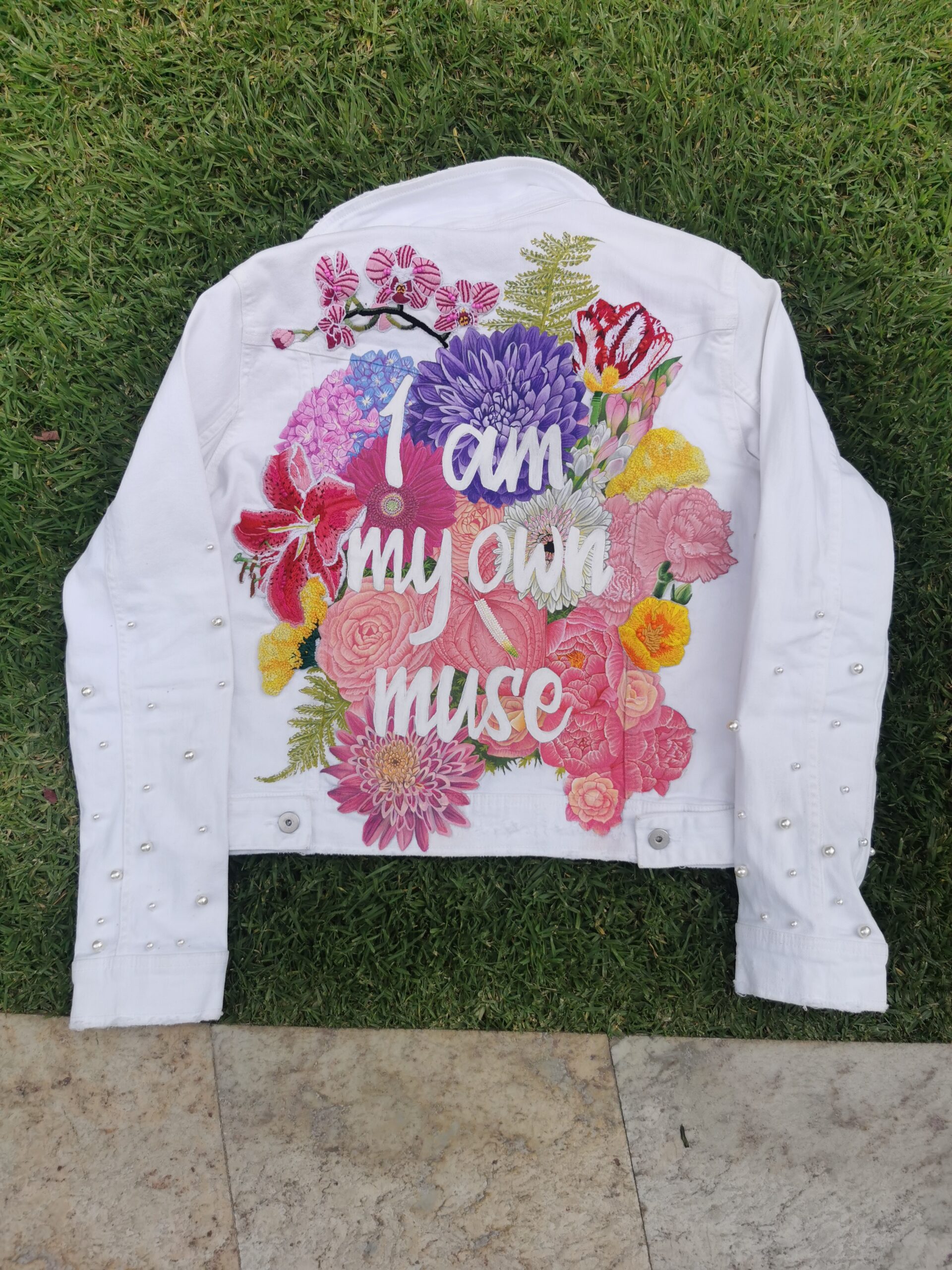 "I am my own muse"-Custom Denim Jacket