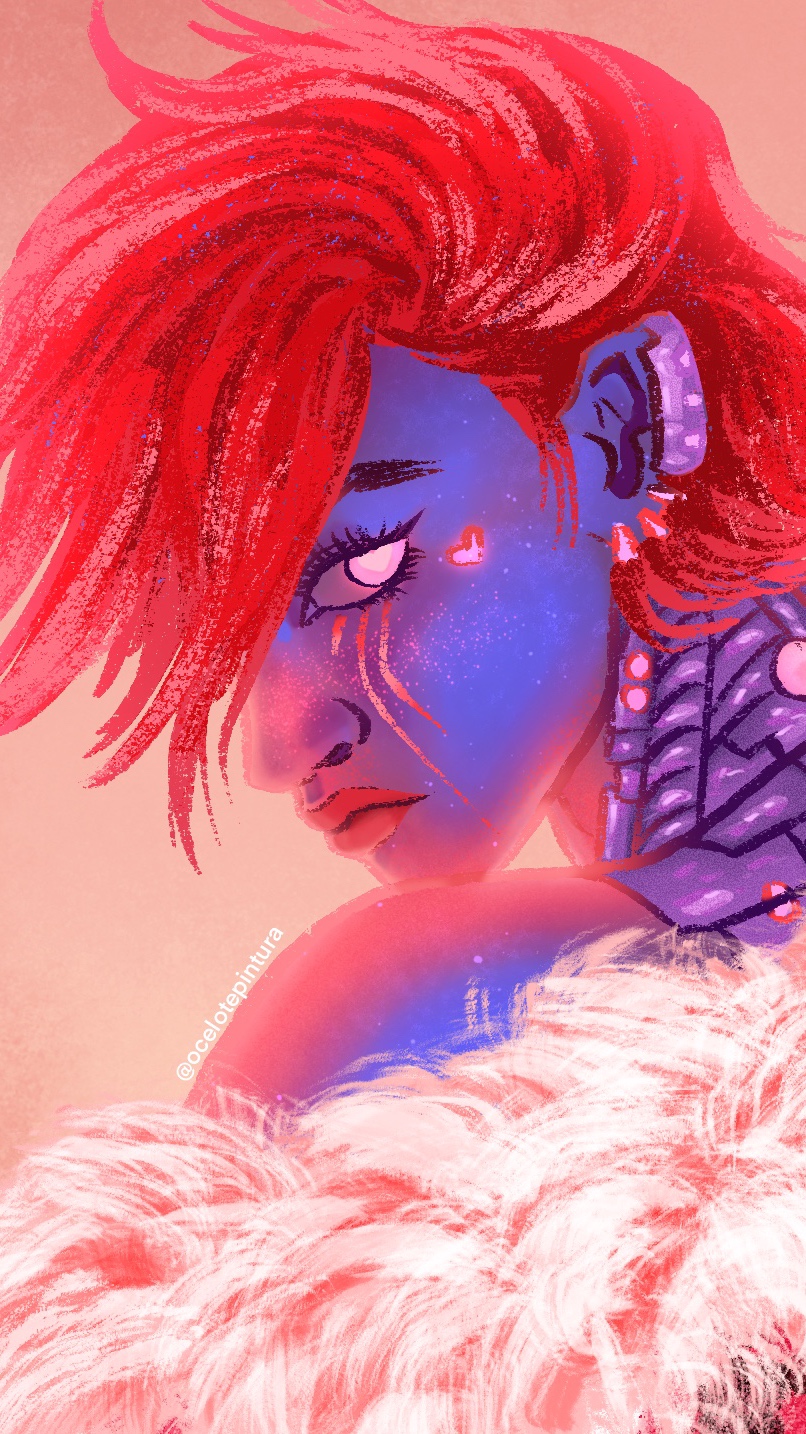 "Cyberpunk love-bot"